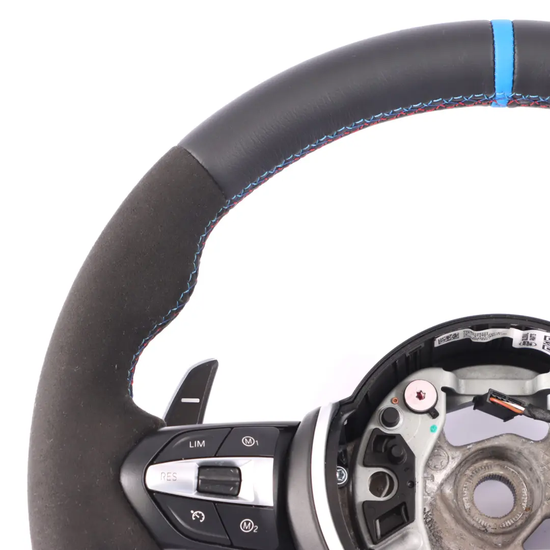 BMW F80 M3 F82 M4 F87 M2 NOUVEAU Volant M Sport en Cuir Noir / Alcantara - SKU 7847606-3 - Numéro de pièce 7847606