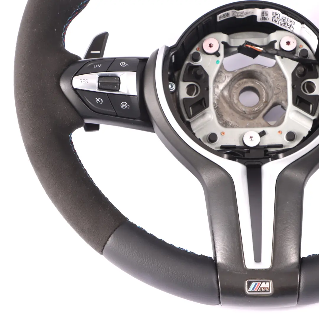 BMW F80 M3 F82 M4 F87 M2 NOUVEAU Volant M Sport en Cuir Noir / Alcantara - SKU 7847606-3 - Numéro de pièce 7847606
