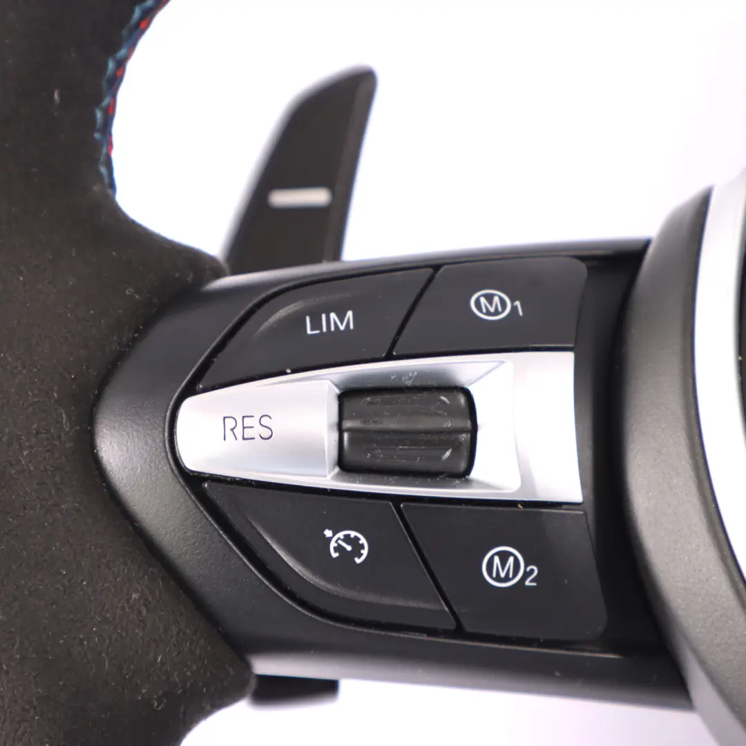 Leather / Alcantara M Sport Steering Wheel BMW F80 M3 F82 M4 F87 M2 NEW Black - SKU 7847606-3 - Part number 7847606