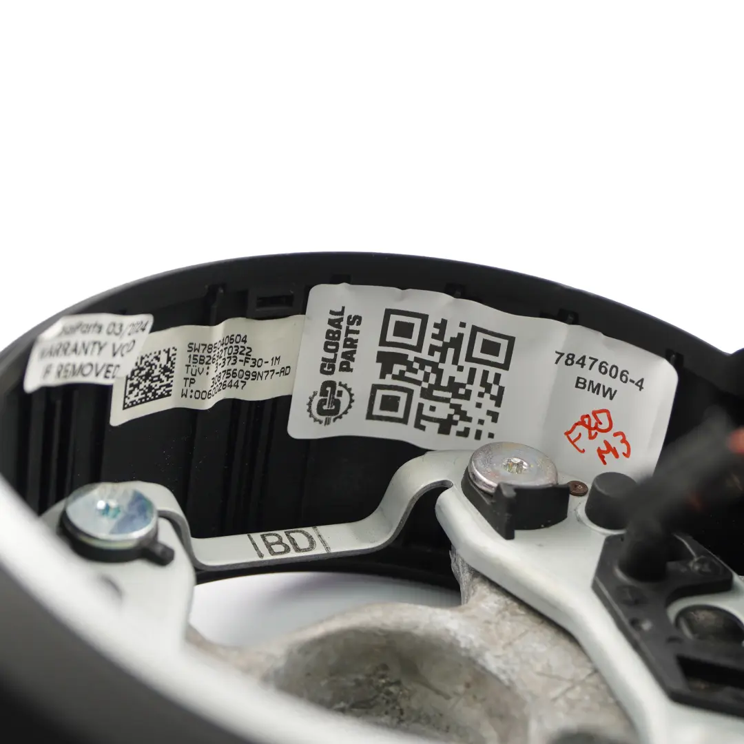 Leather / Alcantara M Sport Steering Wheel BMW F80 M3 F82 M4 F87 M2 NEW Black - SKU 7847606-4 - Part number 7847606