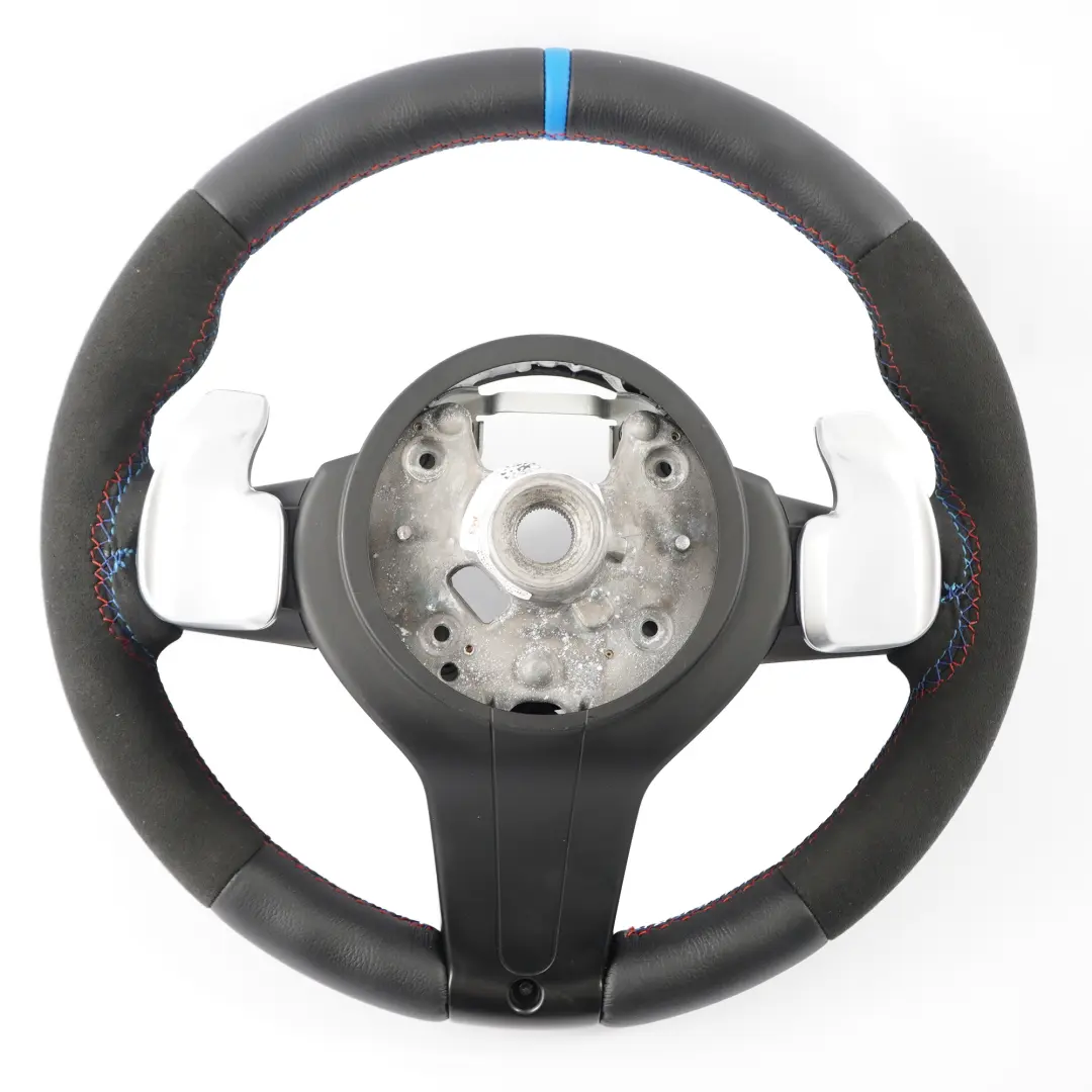 Leather / Alcantara M Sport Steering Wheel to BMW F80 M3 F82 M4 F87 M2 NEW Black with Part number 7847606 BMW F80 M3 F82 M4 F87 M2 NEW Black Leather / Alcantara M Sport Steering Wheel - SKU 7847606-4 - Part number 7847606