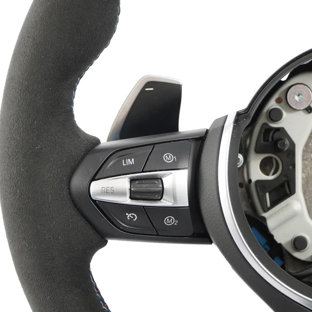 NOUVEAU Cuir Volant M Sport en Cuir Noir / Alcantara BMW F80 M3 F82 M4 F87 M2 - SKU 7847606-4 - Numéro de pièce 7847606