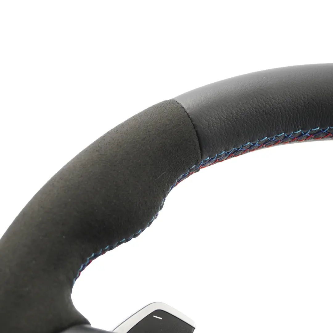 Leather / Alcantara M Sport Steering Wheel to BMW F80 M3 F82 M4 F87 M2 NEW Black with Part number 7847606 BMW F80 M3 F82 M4 F87 M2 NEW Black Leather / Alcantara M Sport Steering Wheel - SKU 7847606-4 - Part number 7847606