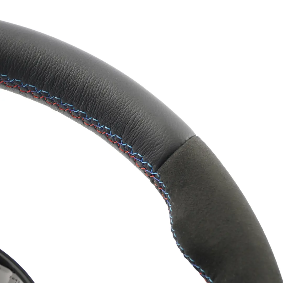 Leather / Alcantara M Sport Steering Wheel BMW F80 M3 F82 M4 F87 M2 NEW Black - SKU 7847606-4 - Part number 7847606