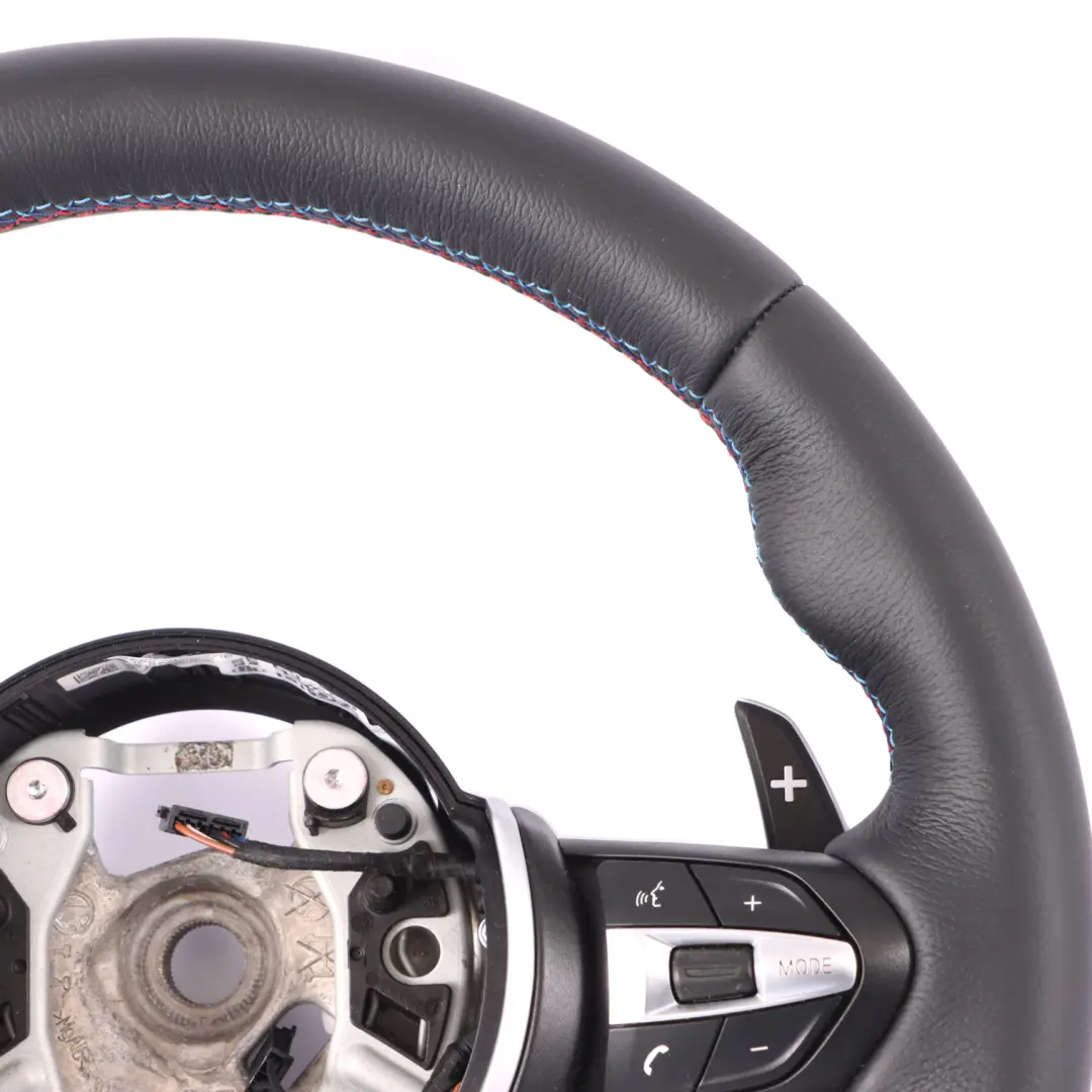 NEU Schwarz Leder Sport Sportlenkrad Schaltwippen Beheizt BMW F80 M3 F82 M4 F87 - SKU 7847607-1 - Teilenummer 7847607