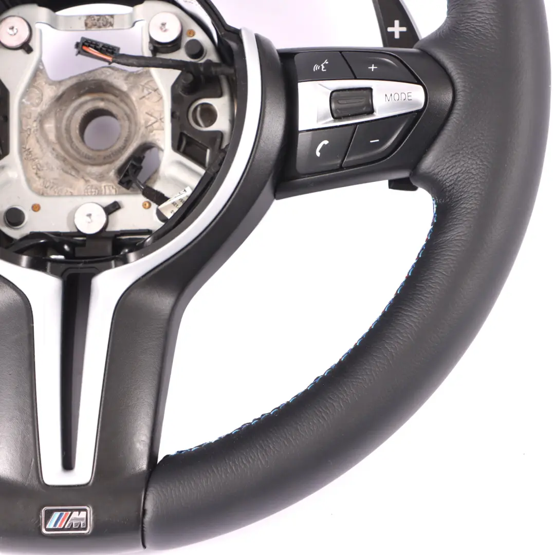 NEU Schwarz Leder Sport Sportlenkrad Schaltwippen Beheizt BMW F80 M3 F82 M4 F87 - SKU 7847607-1 - Teilenummer 7847607