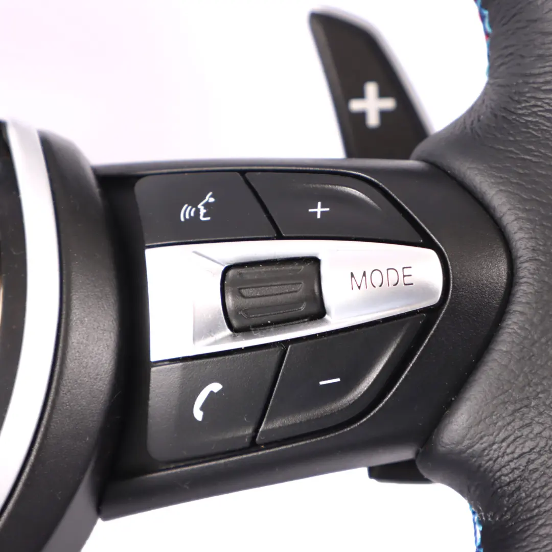 NEU Schwarz Leder Sport Sportlenkrad Schaltwippen Beheizt BMW F80 M3 F82 M4 F87 - SKU 7847607-1 - Teilenummer 7847607