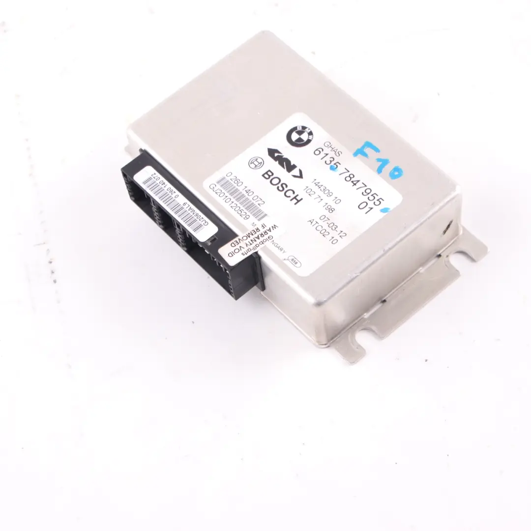 Differential Locking Module BMW F10 M5 F13 M6 Rear Axle Control Unit ECU to with Part number 7847955 Differential Locking Module BMW F10 M5 F13 M6 Rear Axle Control Unit ECU - SKU 7847955 - Part number 7847955