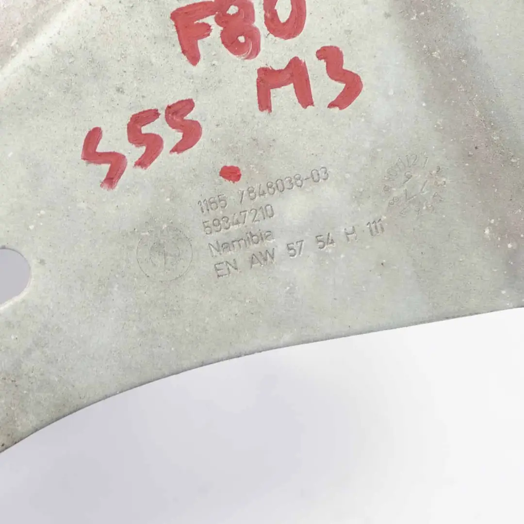 Turbocharger Heat Shield BMW F80 M3 F82 M4 S55 Insulation Plate Cover to with Part number 7848038 Turbocharger Heat Shield BMW F80 M3 F82 M4 S55 Insulation Plate Cover - SKU 7848038 - Part number 7848038