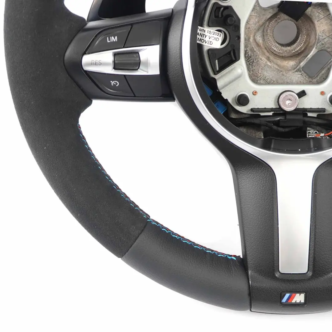 BMW F20 F21 F30 F31 F32 F36 M Sport NEW Black Leather / Alcantara Steering Wheel - SKU 7848338-1 - Part number 7848338