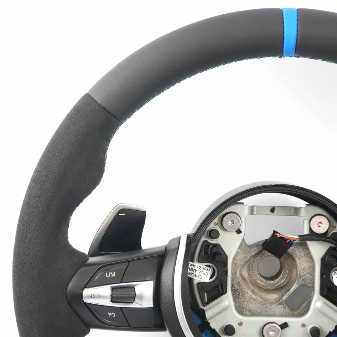 BMW F20 F21 F30 F31 F32 F36 M Sport NEW Black Leather / Alcantara Steering Wheel - SKU 7848338-1 - Part number 7848338