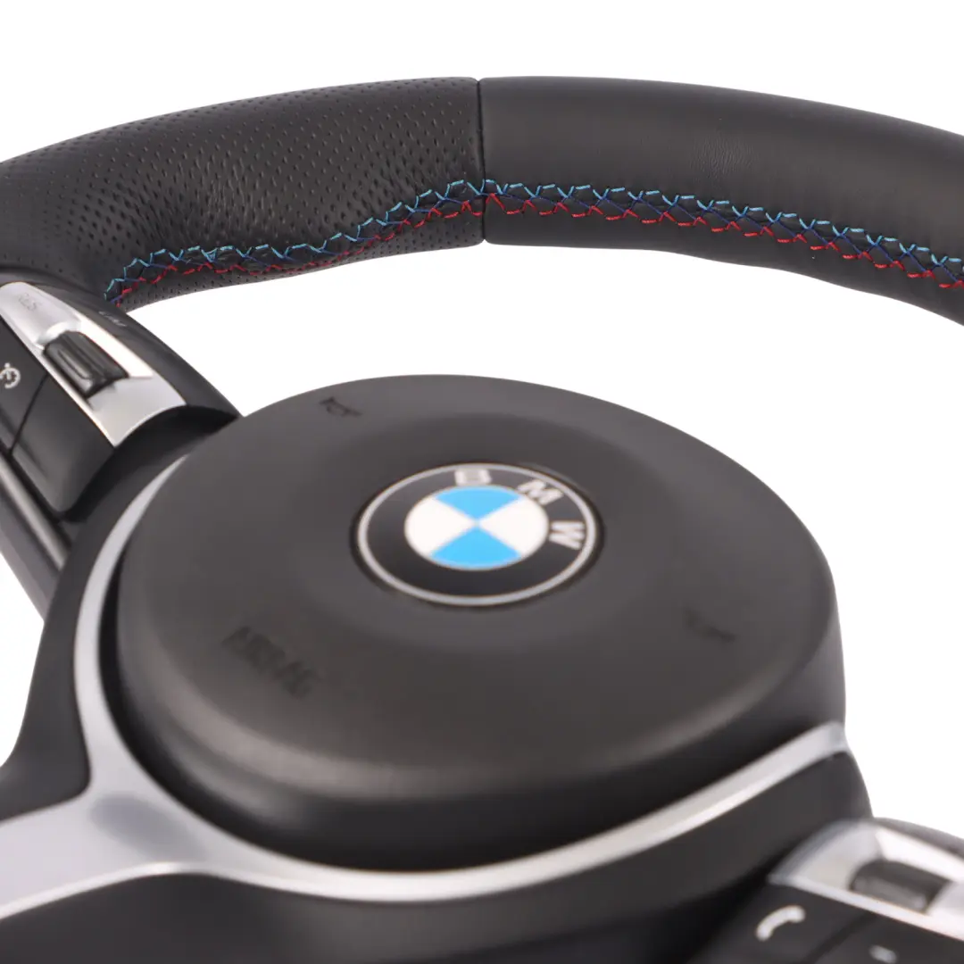 BMW F20 F21 F22 F23 F30 F31 F32 F33 M Sport NEW Black Leather Steering Wheel - SKU 7848338-2-SET - Part number 7848338-2
