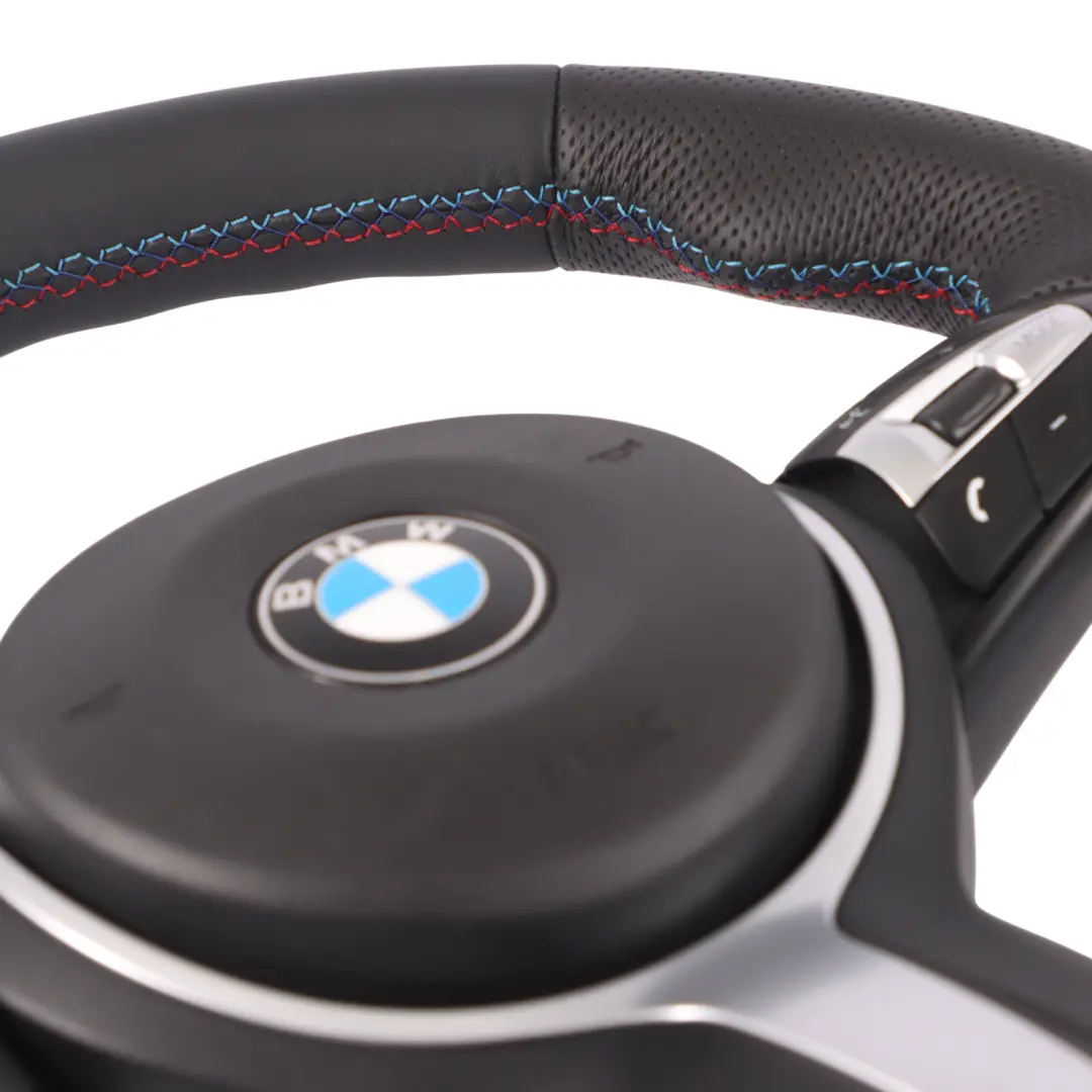 Cuero Negro NUEVO Volante Airbag para BMW F20 F21 F22 F23 F30 F31 F32 F33 M Sport con número de pieza 7848338-2 BMW F20 F21 F22 F23 F30 F31 F32 F33 M Sport Cuero Negro NUEVO Volante Airbag - SKU 7848338-2-SET - Número de pieza 7848338-2