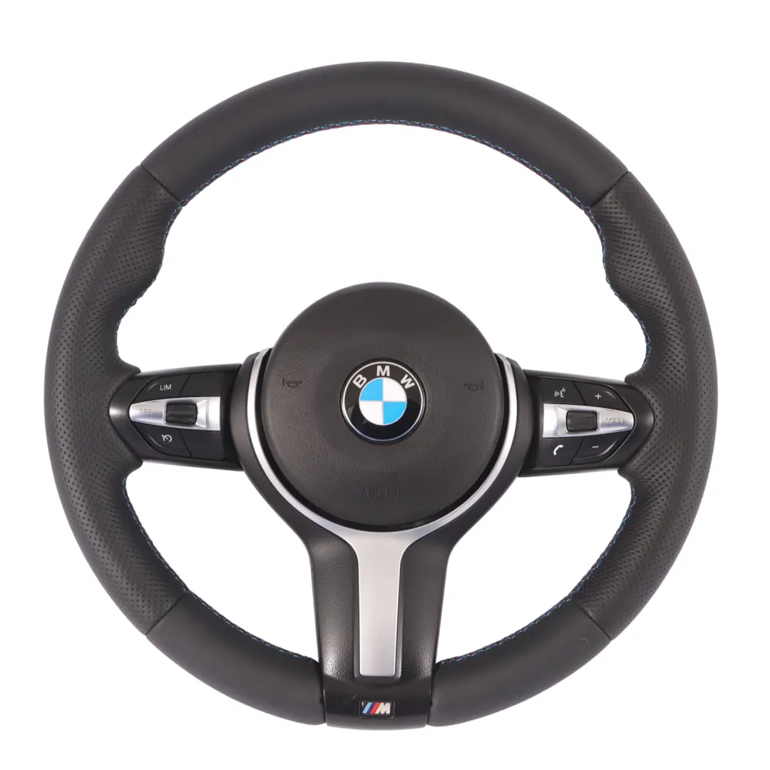 BMW F20 F21 F22 F23 F30 F31 F32 F33 M Sport Cuero Negro NUEVO Volante Airbag - SKU 7848338-2-SET - Número de pieza 7848338-2