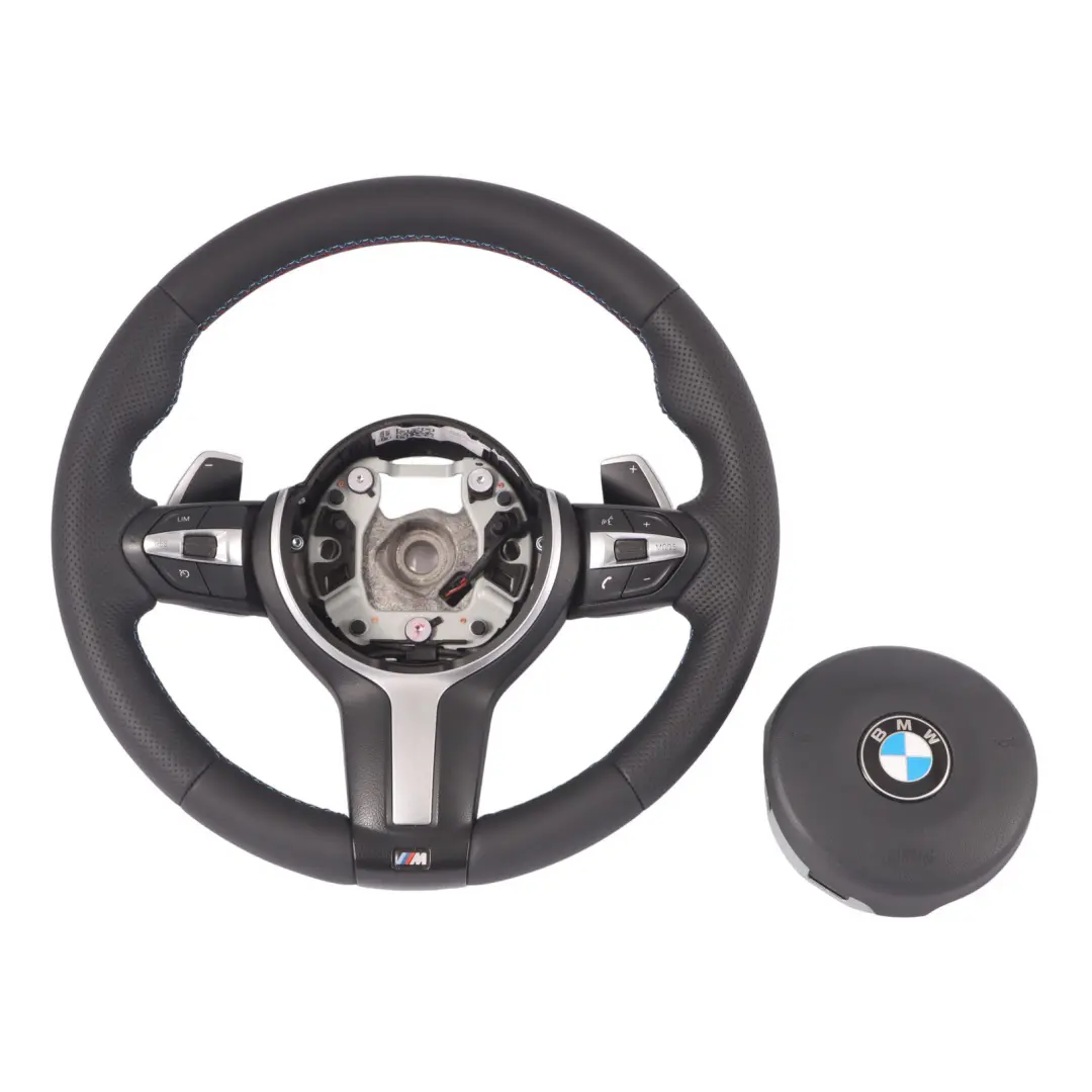 BMW F20 F21 F22 F30 F31 F32 F34 Kierownica M Pakiet Sport Łopatki Airbag - SKU 7848338-3-SET - Numer Części 7848338