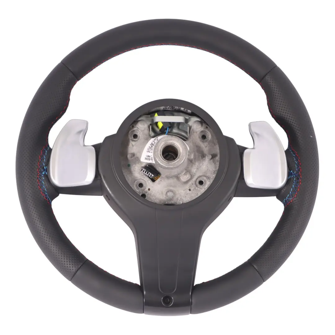 Nuova Pelle M Sport Volante Sportivo Palette Cambio per BMW F20 F21 F22 F30 F31 F32 con numero di parte 7848338 BMW F20 F21 F22 F30 F31 F32 Nuova Pelle M Sport Volante Sportivo Palette Cambio - SKU 7848338-3-SET - Numero di parte 7848338