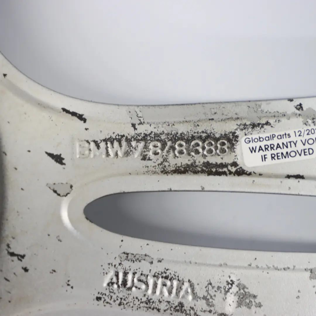 Alloy Wheel Rim 18" 9J M Star Spoke 400 ET:42 to BMW F34 GT Silver with Part number 7848388 BMW F34 GT Silver Alloy Wheel Rim 18" 9J M Star Spoke 400 ET:42 - SKU 7848388-3 - Part number 7848388