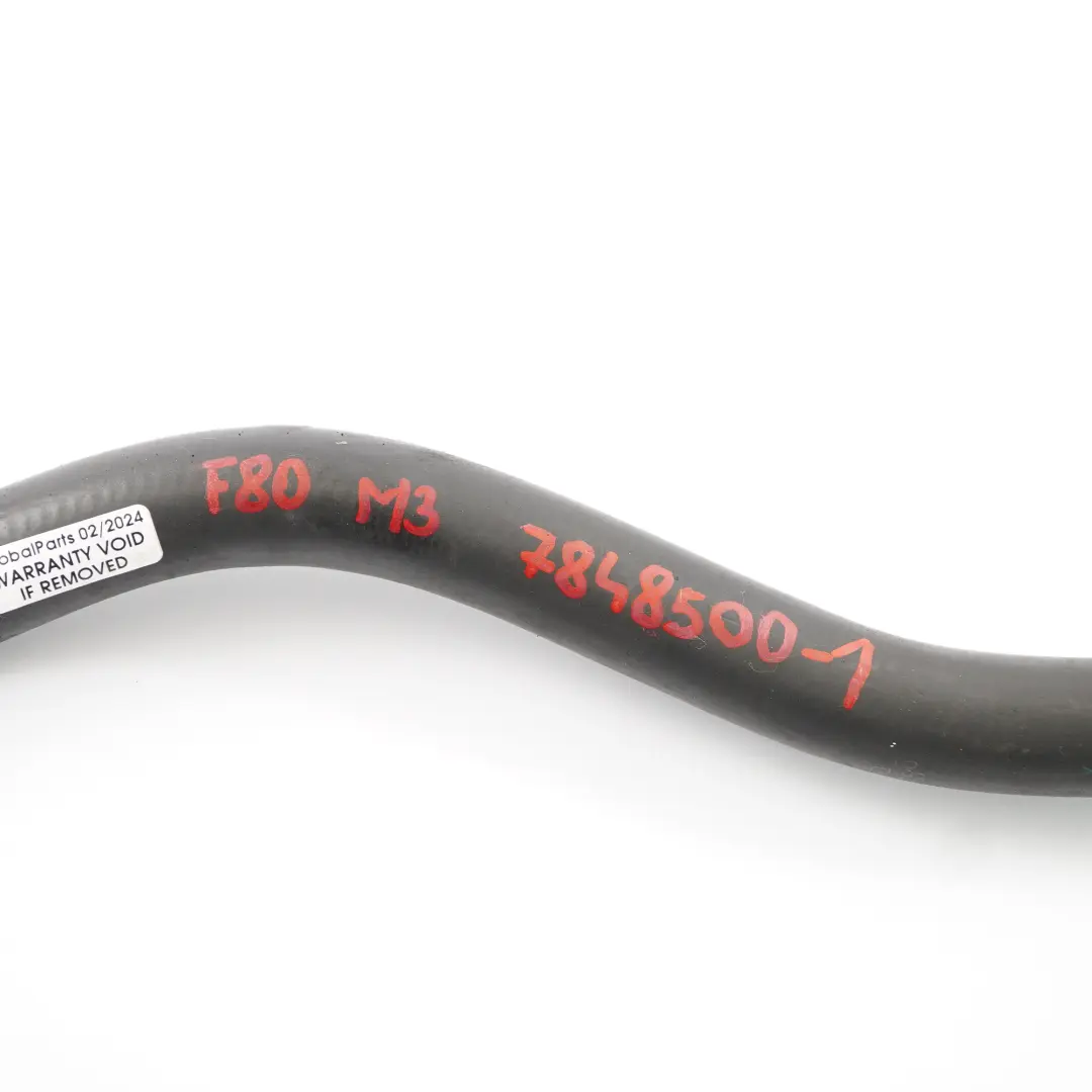  Tuyau de refroidissement BMW F80 M3 F82 M4 S55 Ligne de pompe à eau - SKU 7848500-1 - Numéro de pièce 7848500