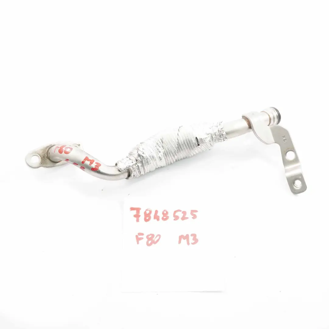 Tubo aceite BMW F80 M3 F82 M4 S55 Línea salida retorno turbocompresor para con número de pieza 7848525 Tubo aceite BMW F80 M3 F82 M4 S55 Línea salida retorno turbocompresor - SKU 7848525 - Número de pieza 7848525