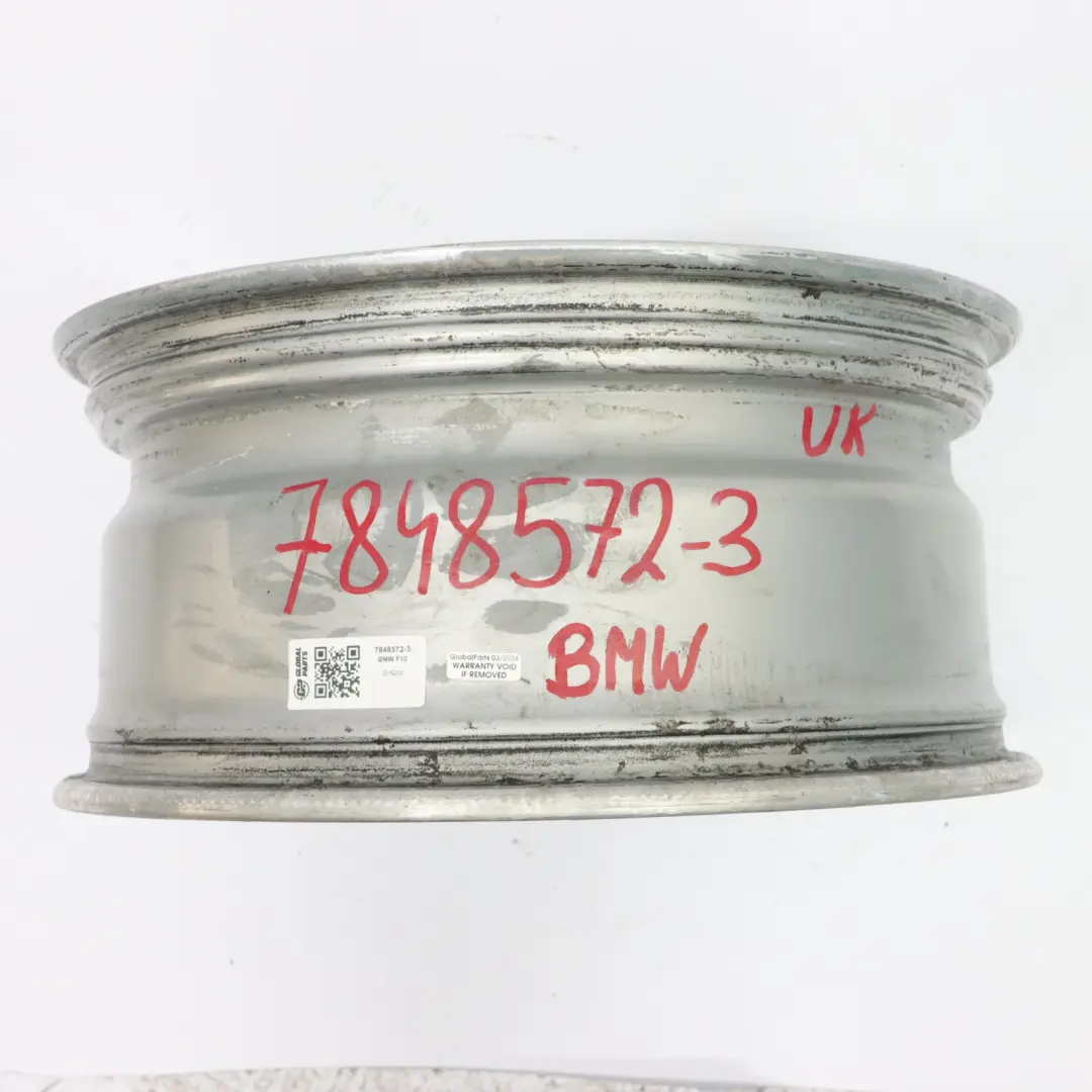 BMW F10 F11 F06 F12 F13 Alloy Wheel Rim 18" 8J ET:30 M Double Spoke 613 - SKU 7848572-3 - Part number 7848572