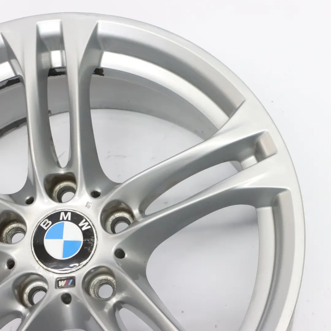 Alloy Wheel Rim 18" 8J ET:30 M Double Spoke 613 to BMW F10 F11 F06 F12 F13 with Part number 7848572 BMW F10 F11 F06 F12 F13 Alloy Wheel Rim 18" 8J ET:30 M Double Spoke 613 - SKU 7848572-3 - Part number 7848572