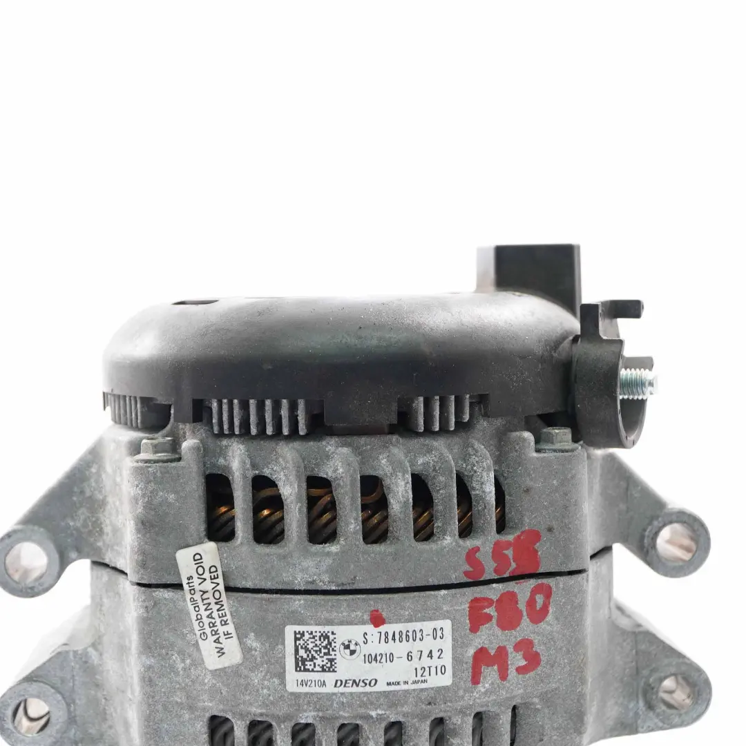 Alternador BMW F87 M2 F80 M3 F82 F83 M4 S55 Motor Generador 250A Denso para con número de pieza 7848603 Alternador BMW F87 M2 F80 M3 F82 F83 M4 S55 Motor Generador 250A Denso - SKU 7848603 - Número de pieza 7848603