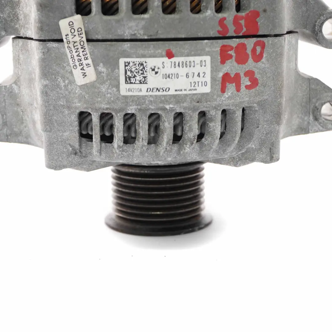  Alternador BMW F87 M2 F80 M3 F82 F83 M4 S55 Motor Generador 250A Denso - SKU 7848603 - Número de pieza 7848603