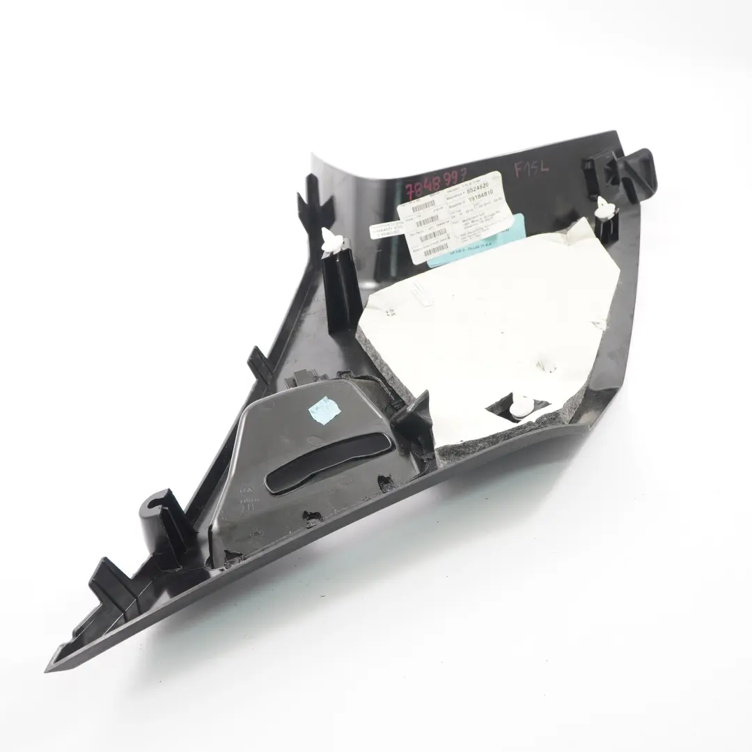 BMW F15 Trim Pillar-D Interior Ventana Cubierta Marco Superior Izquierda Negro - SKU 7848997 - Número de pieza 7848997