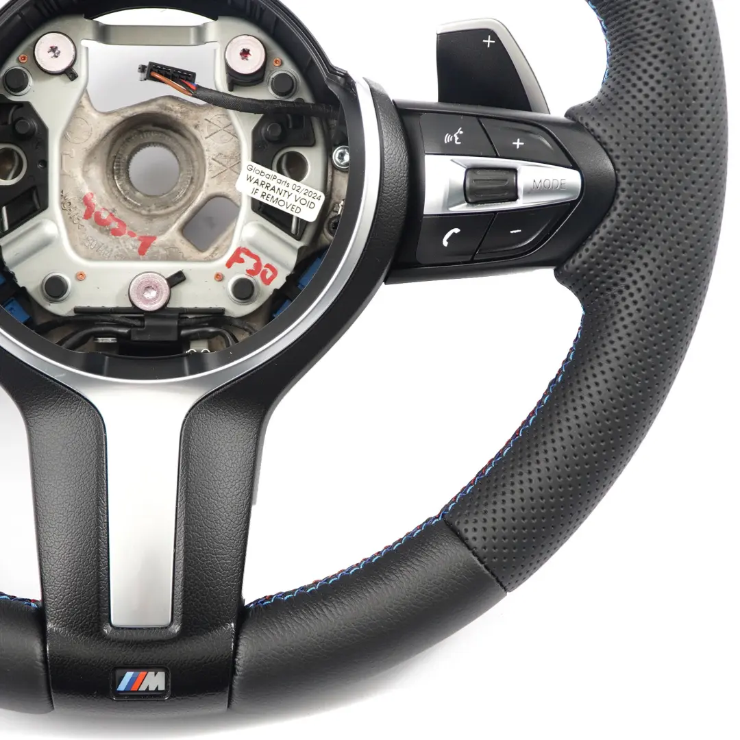 BMW F20 F21 LCI F30 F32 M Sport NEW Black Leather Steering Wheel Paddle Shift - SKU 7850403-1 - Part number 7850403
