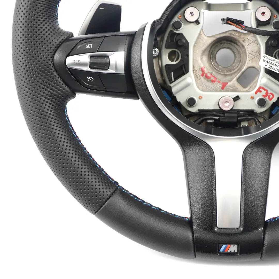 Nuova Pelle Nera Volante Leve del Cambio per BMW F20 F21 LCI F30 F32 M Sport con numero di parte 7850403 BMW F20 F21 LCI F30 F32 M Sport Nuova Pelle Nera Volante Leve del Cambio - SKU 7850403-1 - Numero di parte 7850403