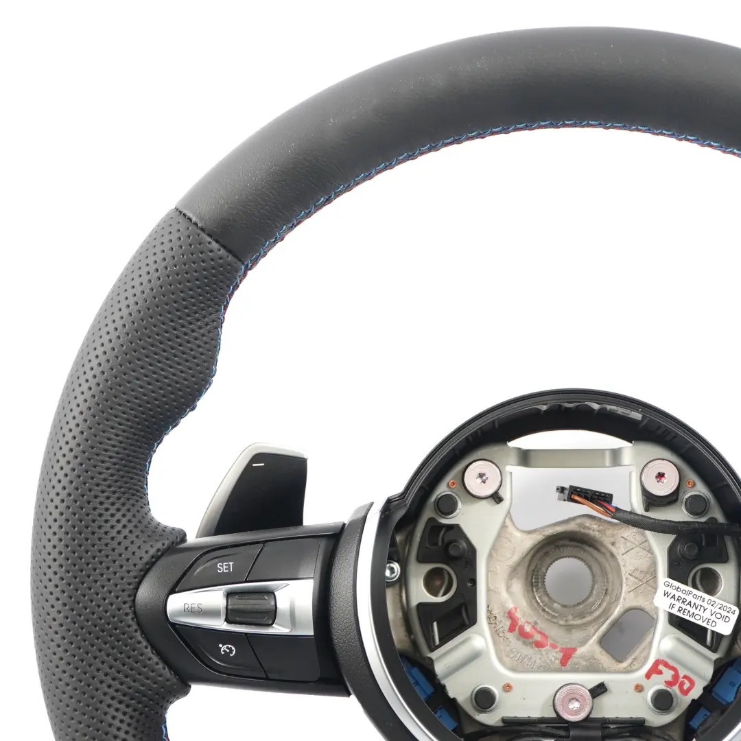 BMW F20 F21 LCI F30 F32 M Sport NEW Black Leather Steering Wheel Paddle Shift - SKU 7850403-1 - Part number 7850403
