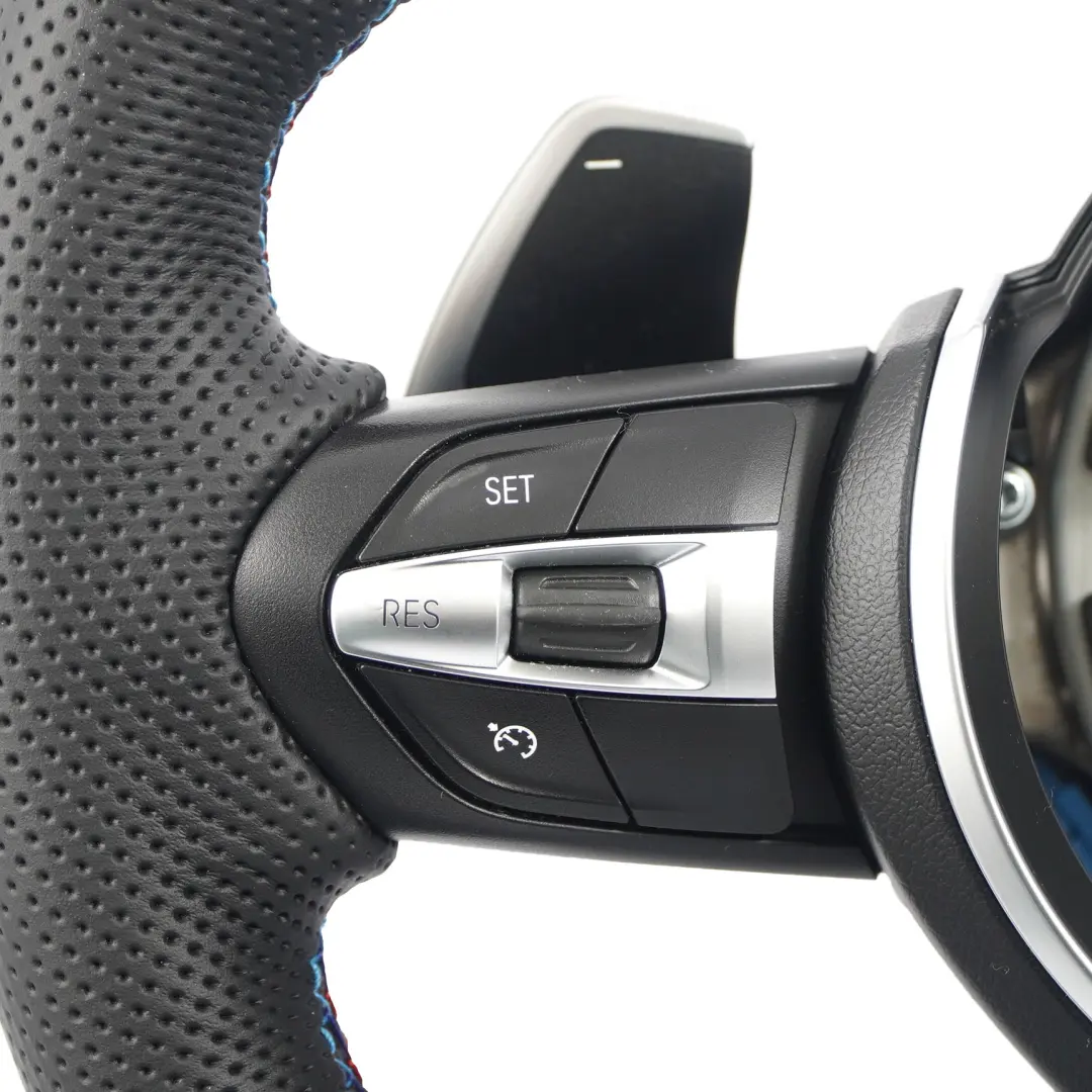 Leather Steering Wheel Paddle Shift to BMW F20 F21 LCI F30 F32 M Sport NEW Black with Part number 7850403 BMW F20 F21 LCI F30 F32 M Sport NEW Black Leather Steering Wheel Paddle Shift - SKU 7850403-1 - Part number 7850403