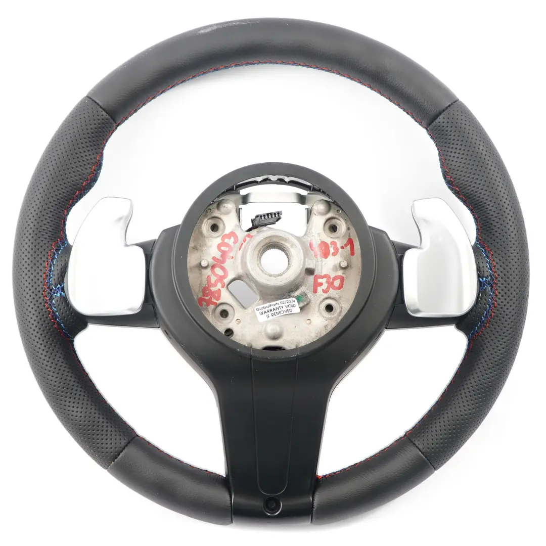 Leather Steering Wheel Paddle Shift to BMW F20 F21 LCI F30 F32 M Sport NEW Black with Part number 7850403 BMW F20 F21 LCI F30 F32 M Sport NEW Black Leather Steering Wheel Paddle Shift - SKU 7850403-1 - Part number 7850403