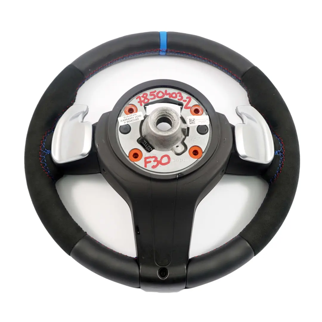 BMW F20 F30 F31 F32 NUOVO volante in pelle / Alcantara M Sport Paddle Shift - SKU 7850403-2 - Numero di parte 7850403