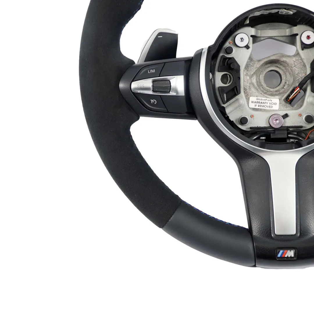 BMW F20 F30 F31 F32 NEW Leather / Alcantara M Sport Steering Wheel Paddle Shift - SKU 7850403-2 - Part number 7850403