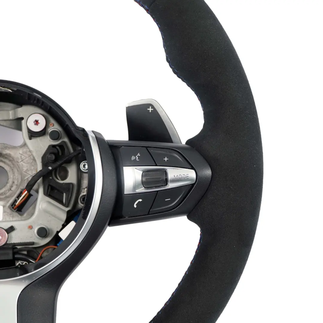 BMW F20 F30 F31 F32 NEW Leather / Alcantara M Sport Steering Wheel Paddle Shift - SKU 7850403-2 - Part number 7850403