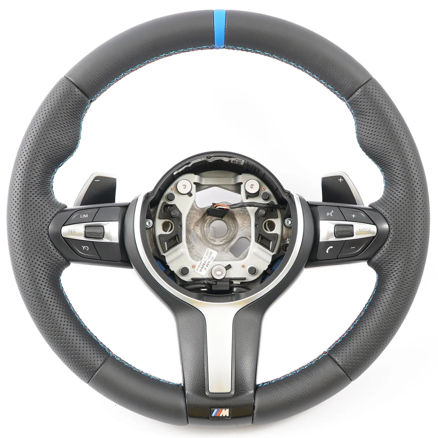 BMW F20 F21 F30 F31 F32 F34 F36 M Sport Nuovo Pelle Nera Volante Paddle Shift