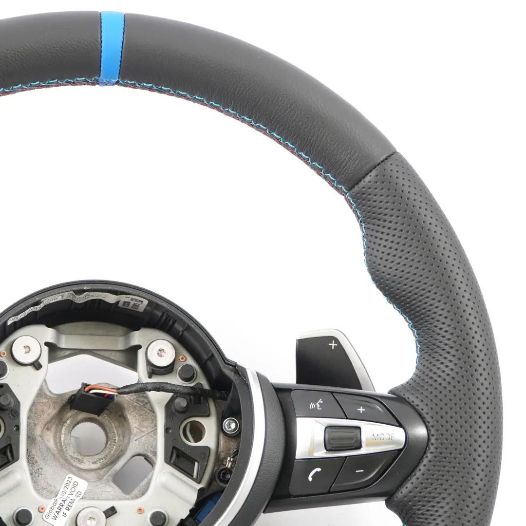 NUEVO Volante De Cuero Negro Paddle Shift para BMW F20 F21 F30 F31 F32 F34 M Sport con número de pieza 7850403 BMW F20 F21 F30 F31 F32 F34 M Sport NUEVO Volante De Cuero Negro Paddle Shift - SKU 7850403-4 - Número de pieza 7850403