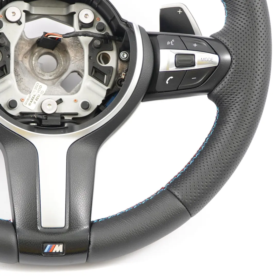 NUEVO Volante De Cuero Negro Paddle Shift para BMW F20 F21 F30 F31 F32 F34 M Sport con número de pieza 7850403 BMW F20 F21 F30 F31 F32 F34 M Sport NUEVO Volante De Cuero Negro Paddle Shift - SKU 7850403-4 - Número de pieza 7850403