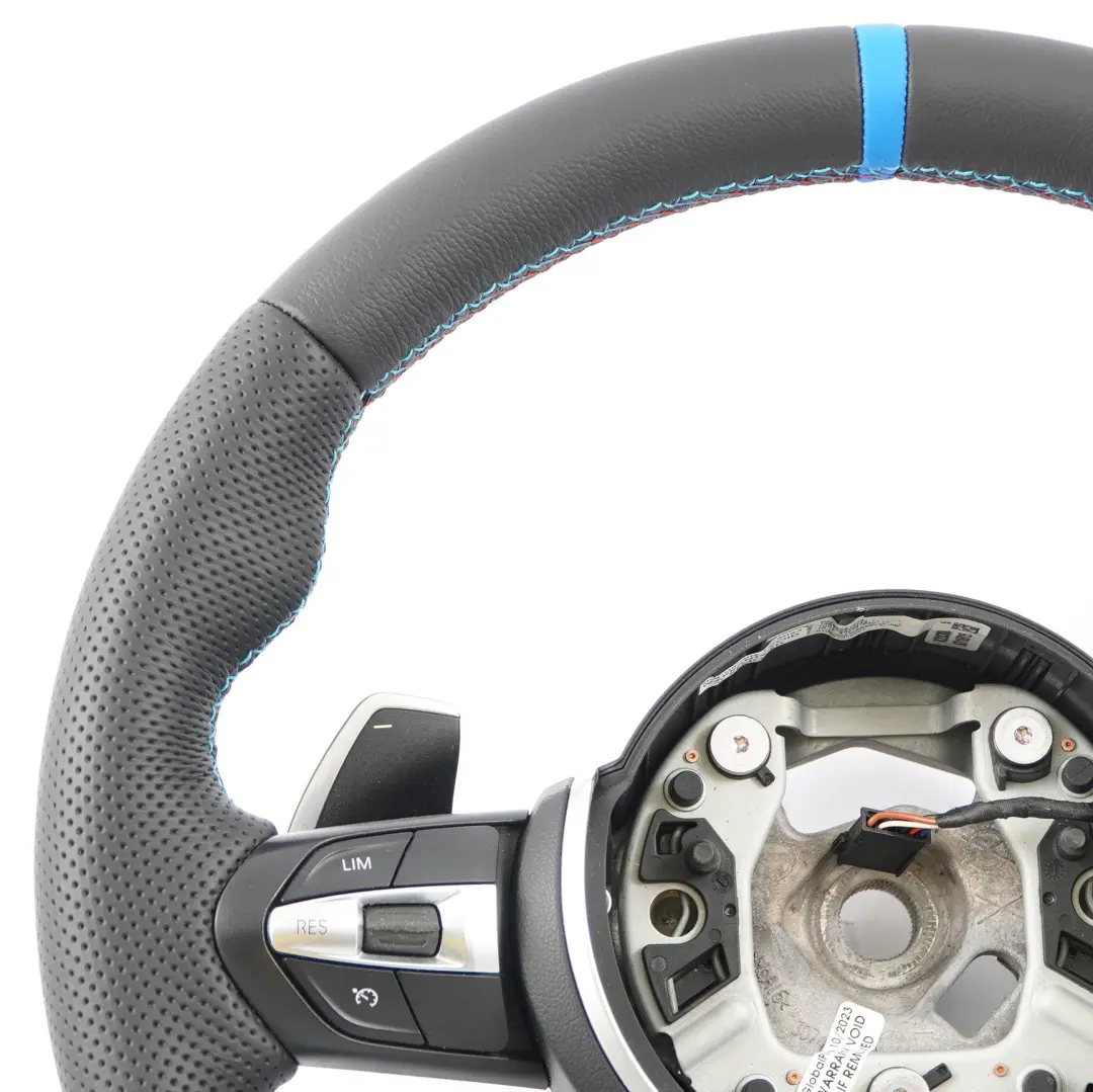 NUEVO Volante De Cuero Negro Paddle Shift para BMW F20 F21 F30 F31 F32 F34 M Sport con número de pieza 7850403 BMW F20 F21 F30 F31 F32 F34 M Sport NUEVO Volante De Cuero Negro Paddle Shift - SKU 7850403-4 - Número de pieza 7850403