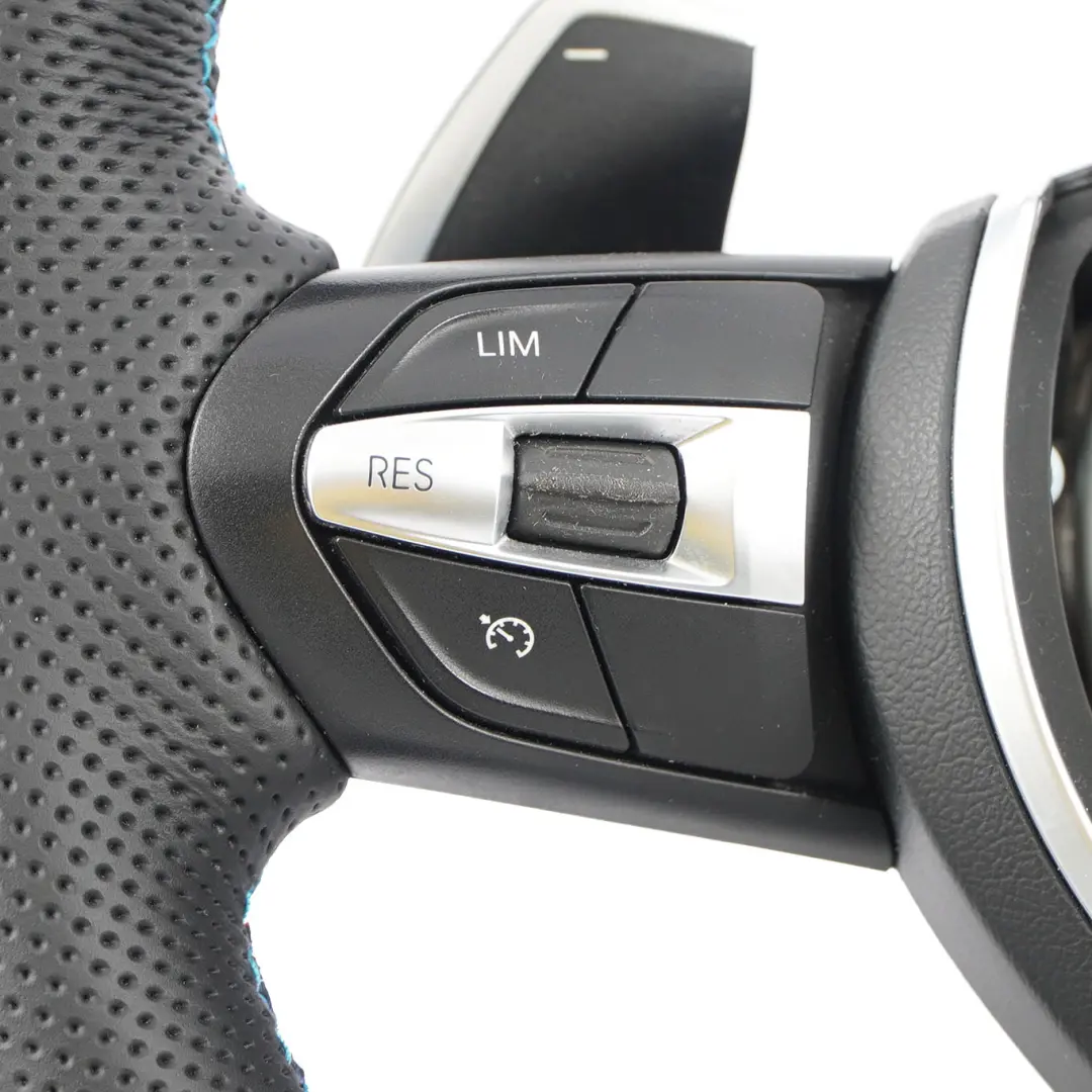 NUEVO Volante De Cuero Negro Paddle Shift para BMW F20 F21 F30 F31 F32 F34 M Sport con número de pieza 7850403 BMW F20 F21 F30 F31 F32 F34 M Sport NUEVO Volante De Cuero Negro Paddle Shift - SKU 7850403-4 - Número de pieza 7850403