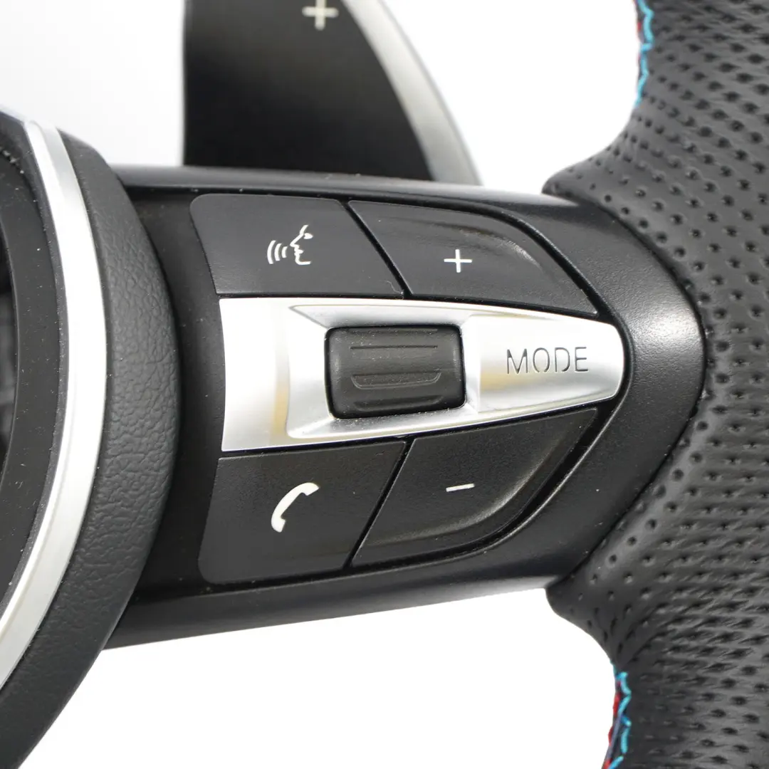NUEVO Volante De Cuero Negro Paddle Shift para BMW F20 F21 F30 F31 F32 F34 M Sport con número de pieza 7850403 BMW F20 F21 F30 F31 F32 F34 M Sport NUEVO Volante De Cuero Negro Paddle Shift - SKU 7850403-4 - Número de pieza 7850403