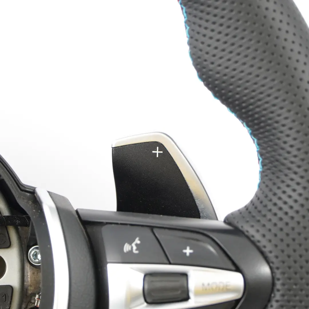 NUEVO Volante De Cuero Negro Paddle Shift para BMW F20 F21 F30 F31 F32 F34 M Sport con número de pieza 7850403 BMW F20 F21 F30 F31 F32 F34 M Sport NUEVO Volante De Cuero Negro Paddle Shift - SKU 7850403-4 - Número de pieza 7850403