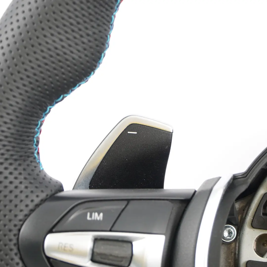 Nuovo Pelle Nera Volante Paddle Shift per BMW F20 F21 F30 F31 F32 F34 F36 M Sport con numero di parte 7850403 BMW F20 F21 F30 F31 F32 F34 F36 M Sport Nuovo Pelle Nera Volante Paddle Shift - SKU 7850403-4 - Numero di parte 7850403