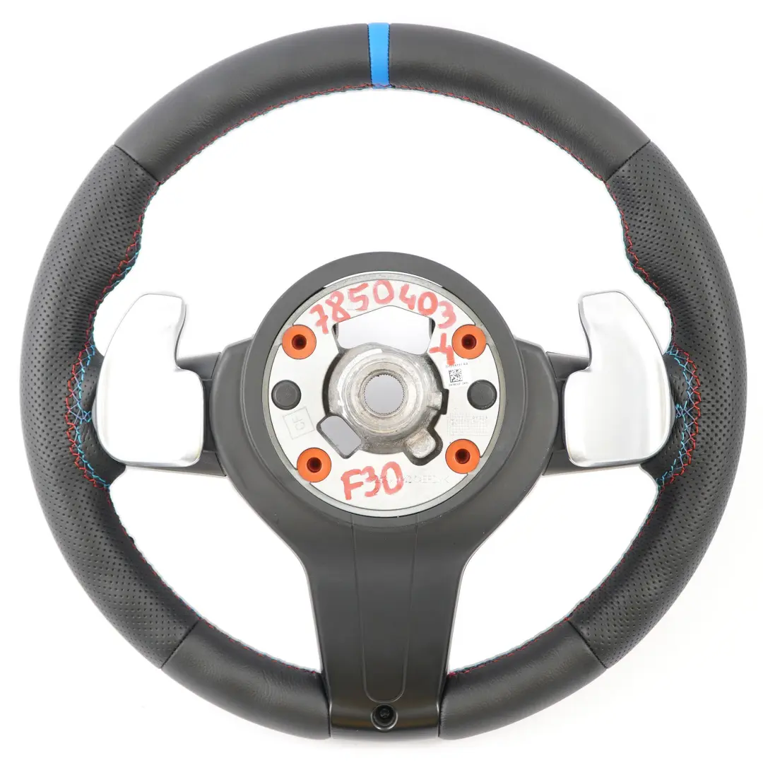 NUEVO Volante De Cuero Negro Paddle Shift para BMW F20 F21 F30 F31 F32 F34 M Sport con número de pieza 7850403 BMW F20 F21 F30 F31 F32 F34 M Sport NUEVO Volante De Cuero Negro Paddle Shift - SKU 7850403-4 - Número de pieza 7850403