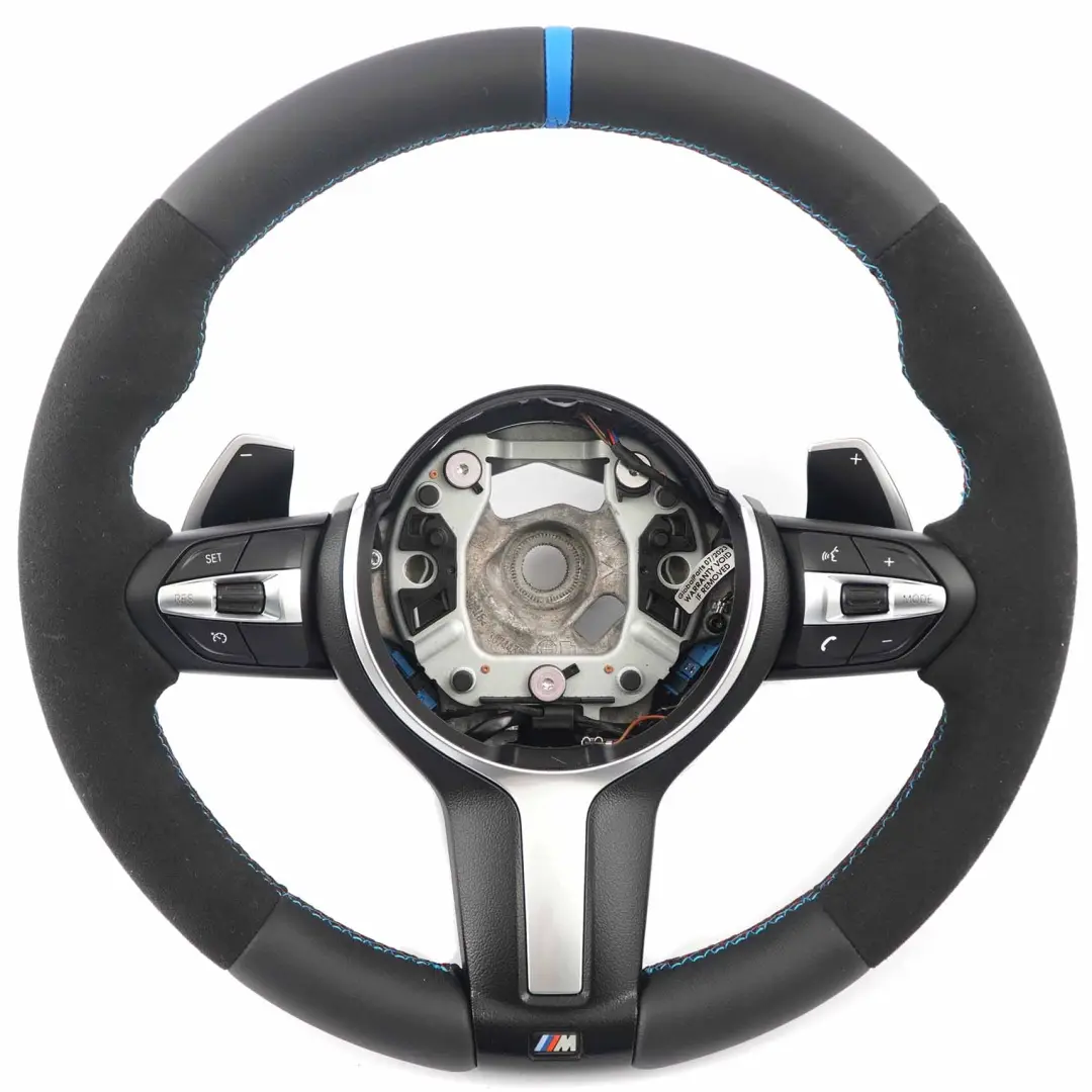 BMW F20 F30 F31 F32 NEW Leather / Alcantara M Sport Steering Wheel Paddle Shift - SKU 7850403-5 - Part number 7850403