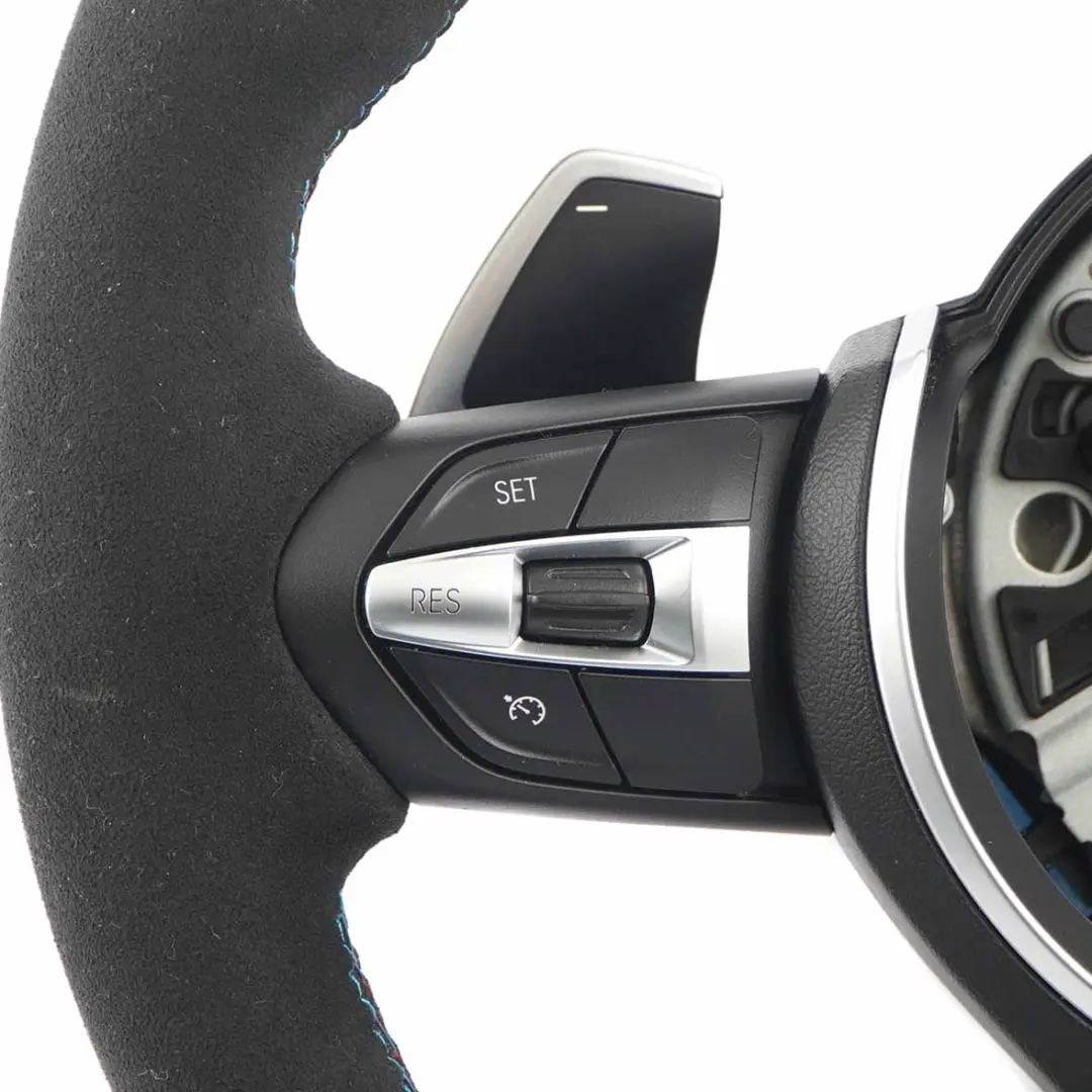 BMW F20 F30 F31 F32 NEW Leather / Alcantara M Sport Steering Wheel Paddle Shift - SKU 7850403-5 - Part number 7850403