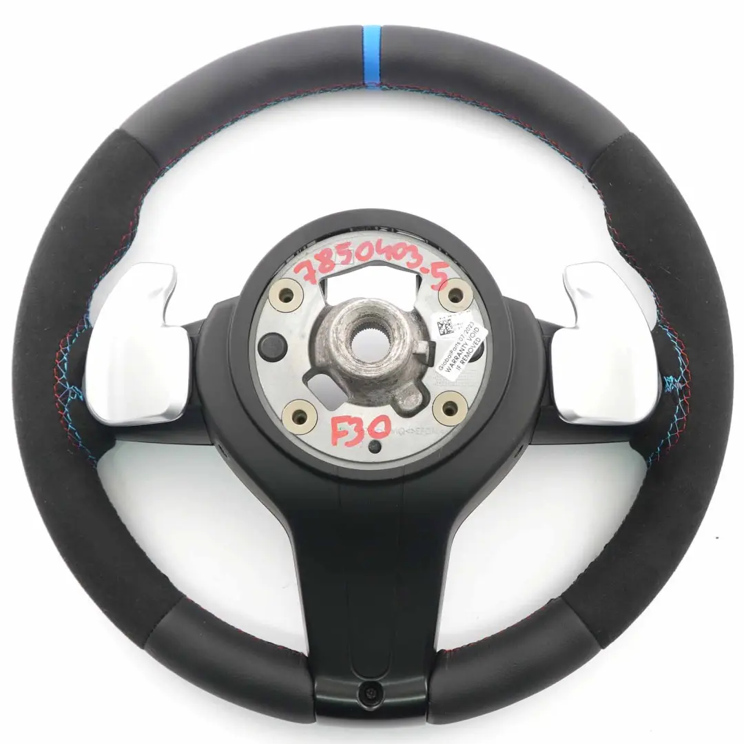 BMW F20 F30 F31 F32 NEW Leather / Alcantara M Sport Steering Wheel Paddle Shift - SKU 7850403-5 - Part number 7850403