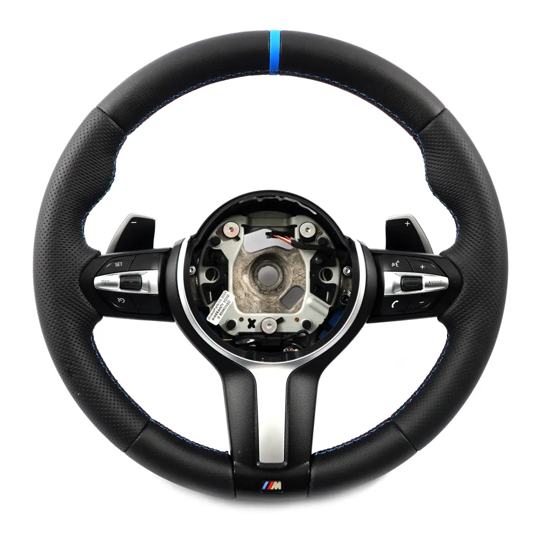 Nuova Pelle Nera Volante Leve del Cambio per BMW F20 F21 LCI F30 F32 M Sport con numero di parte 7850403 BMW F20 F21 LCI F30 F32 M Sport Nuova Pelle Nera Volante Leve del Cambio - SKU 7850403-7 - Numero di parte 7850403