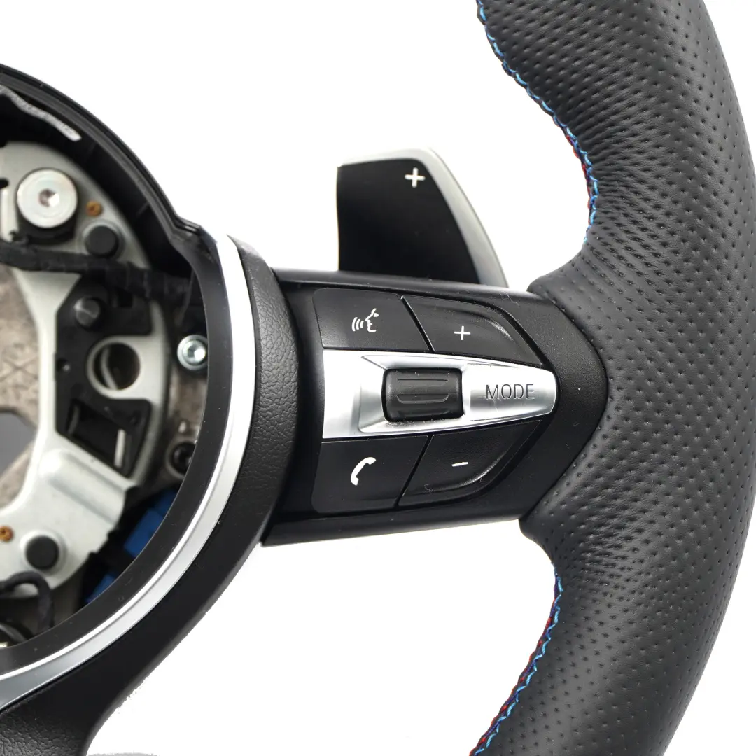 BMW F20 F21 LCI F30 F32 M Sport NEW Black Leather Steering Wheel Paddle Shift - SKU 7850403-7 - Part number 7850403